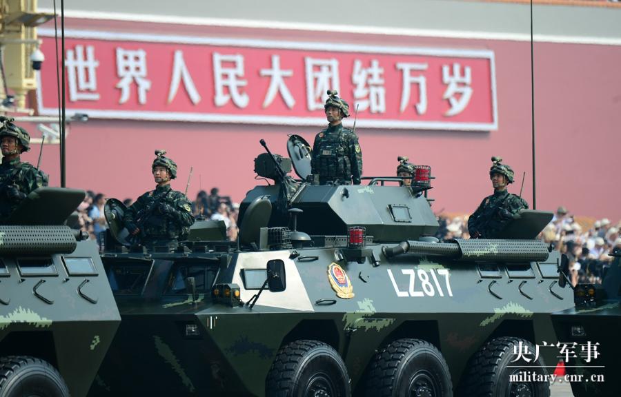 请祖国检阅 | 陆上作战模块:武警反恐突击方队