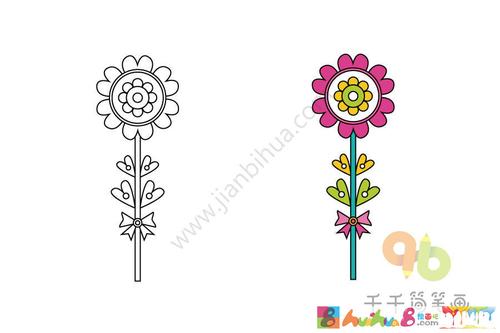 花朵简笔画图片大全集