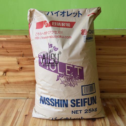 日本进口 日清制粉紫罗兰薄力粉低筋面粉 蛋糕粉饼干原料500g分装