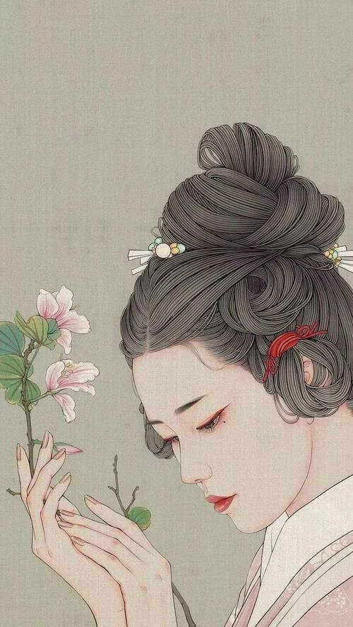 90后姑娘用古风线条,画出女子极致的美,每一张都惊艳