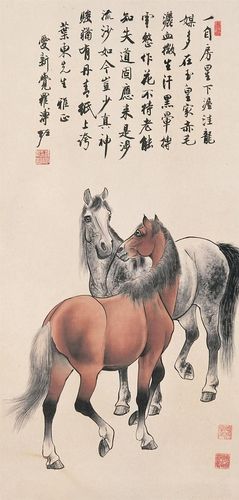 爱新觉罗·溥佐《骏马图》