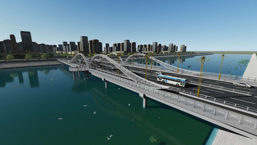 崇文街大桥鸟瞰图