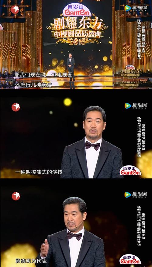 张国立:控油式演技代表人物:黄晓明;毁容式演技.