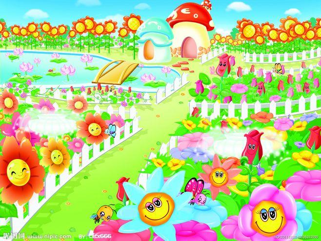 卡通花园设计图