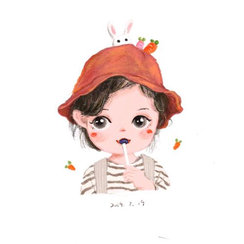 超甜女生头像~动漫手绘小女孩_动漫_手绘_头像分享_素材_头像