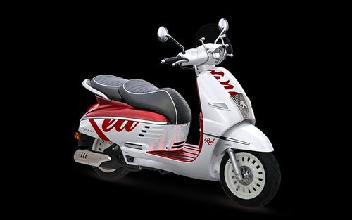 水冷150cc标致姜戈django150i电喷复古踏板摩托车前碟