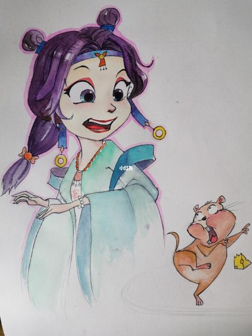 胆小如鼠_绘画_文化_绘画