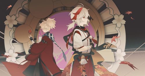 原神万叶手书制作幕后及原画公开