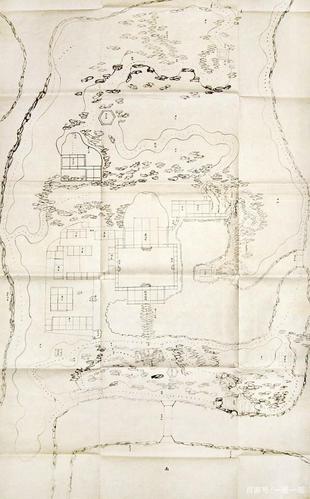 圆明园四十景之一的"杏花春馆",经考古发掘,遗址建筑基本重现