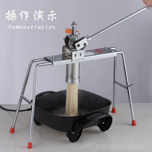 家用饸饹床子 手动压面机河捞机 粉条压面器加大不锈钢饸饹面条机