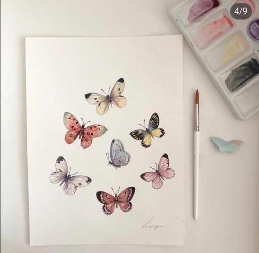 画风简单的小清新水彩植物插画分享