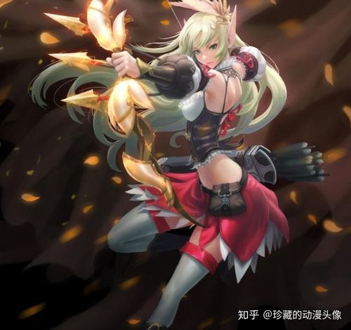 二次元动漫美图欣赏英姿飒爽的女战神特自信特勇敢