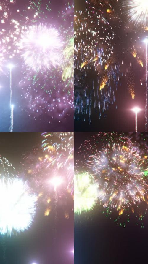 抖音烟花特效背景