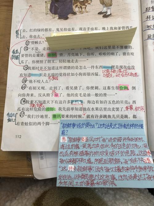 六年级语文(上)24课 少年闰土_阅读_学习笔记_教育