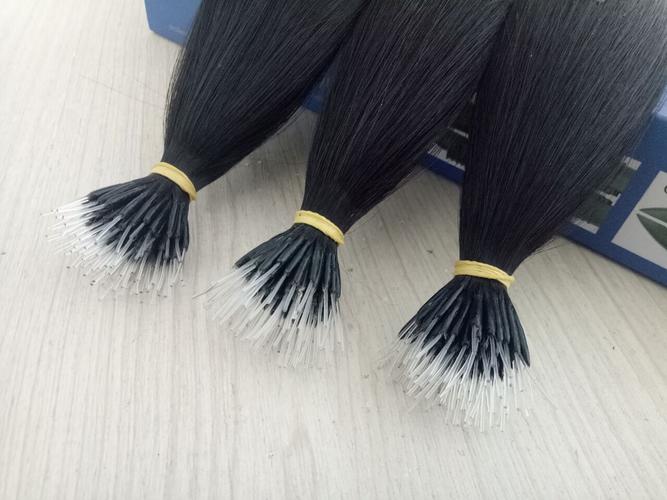 100%真人发丝弹力接发束扣接自己在家接8d接发6d接发假发接发束