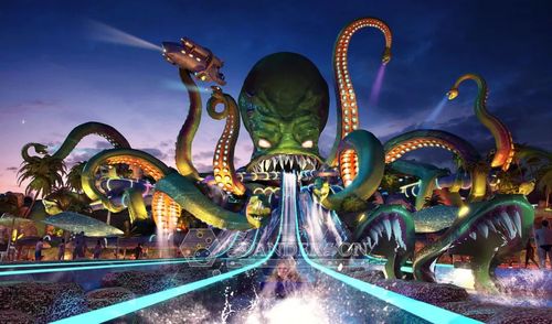 手绘效果图分享:国外主题公园设计魔幻场景