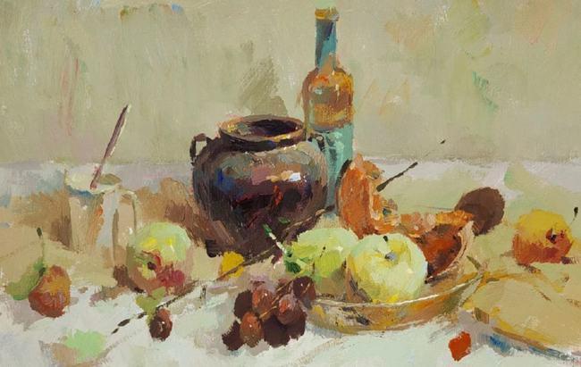 杭州画室关于玻璃器皿的水粉讲解