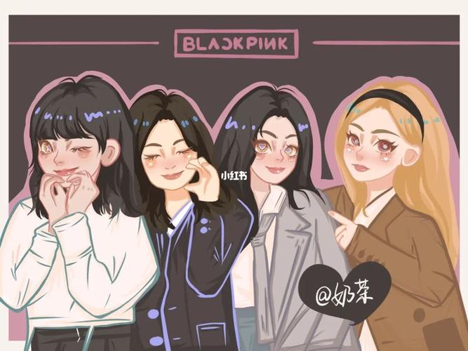 procreate/手绘blackpink壁纸_procreate_壁纸_blackpink_手绘_ipad