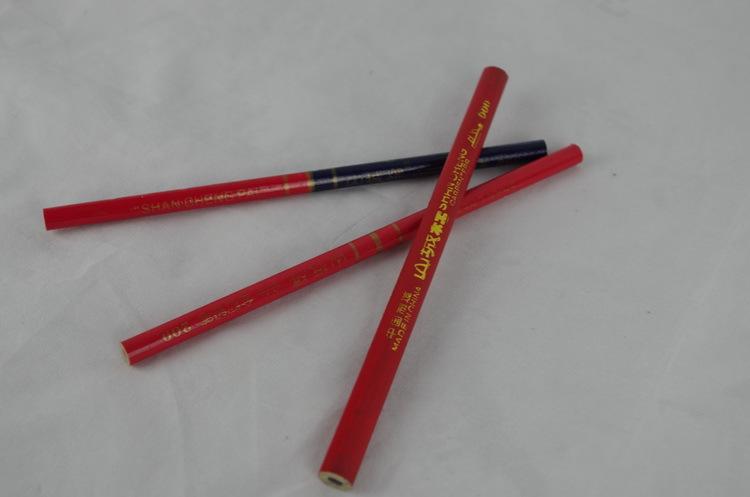 厂家直销红蓝铅笔 全红铅笔 双色木工铅笔 记号笔 划线笔 木工笔