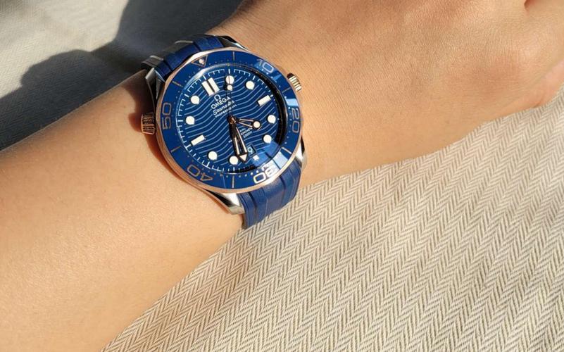 欧米茄蓝盘胶带海马300购表作业!