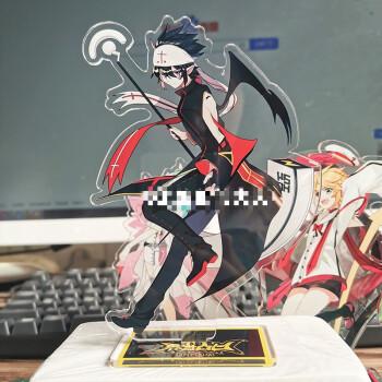 凹凸世界手办 凹凸世界周边黑化安迷修 格瑞雷狮金立牌亚克力手办动漫