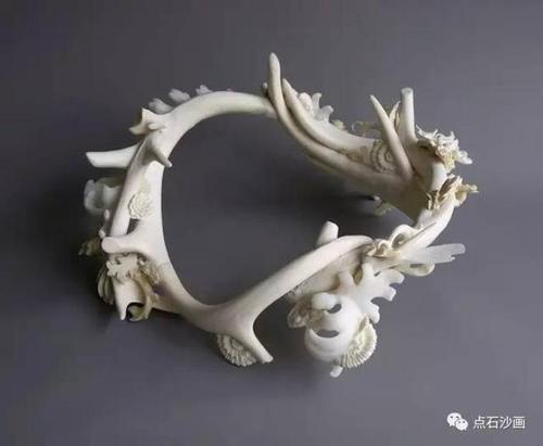 美国雕刻艺术家詹妮弗特拉斯克(jennifer trask)的骨雕作品,她将动物