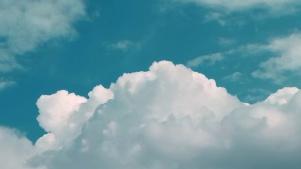 天空云朵蔚蓝天空唯美蓝天白云4k