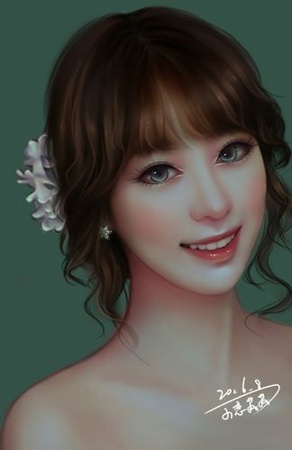 干货!ps把美女照片设计成复古风格转手绘效果!转需!