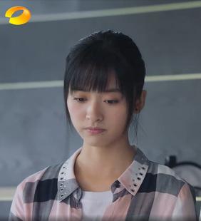 新流星花园沈月董杉菜同款衣服粉色格子衬衫女夏2018新款宽松上衣