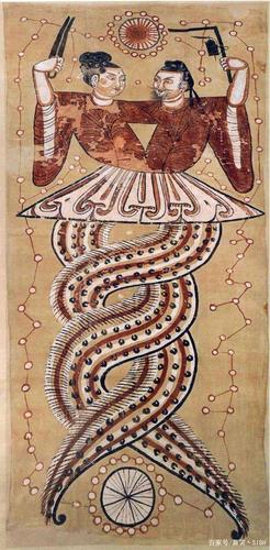 世间流传无数女娲伏羲图,女娲真是人首蛇身吗?