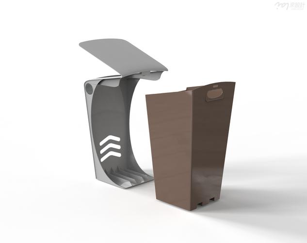 通用垃圾桶工业设计_产品外观设计_山东火烈鸟工业-来