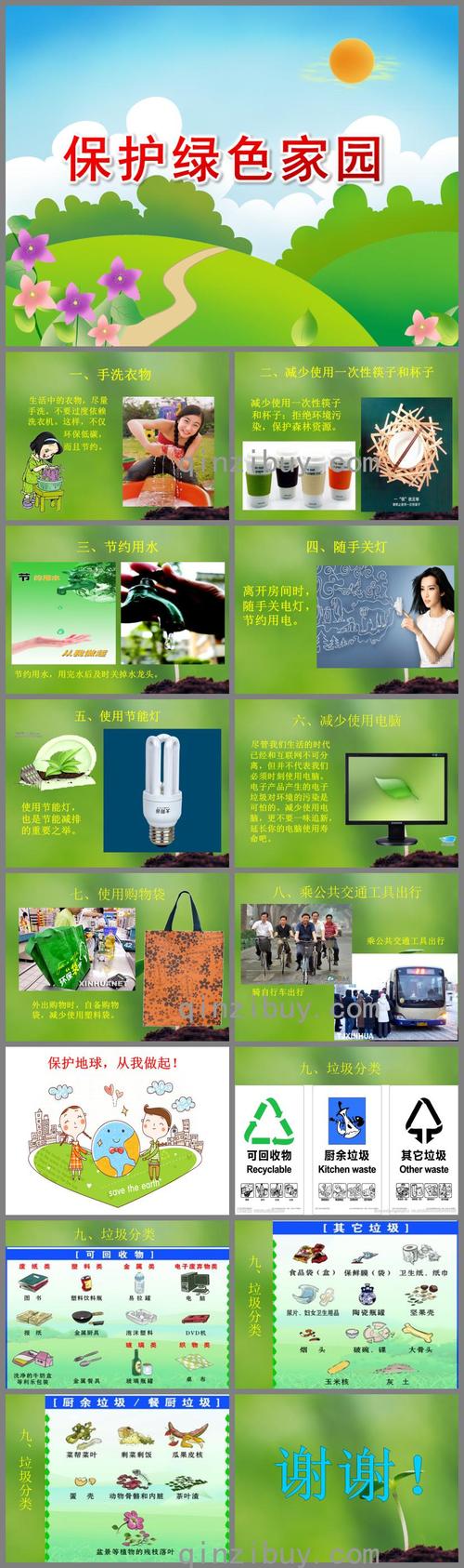 幼儿园环保教育保护绿色家园ppt课件