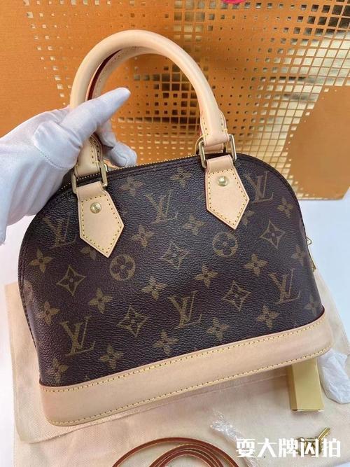louis vuitton路易威登 闲置alma bb老花贝壳手提斜挎包芯片款 lv闲置