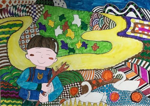 "我眼中的母亲河——黄河":少儿共绘河口美好生态