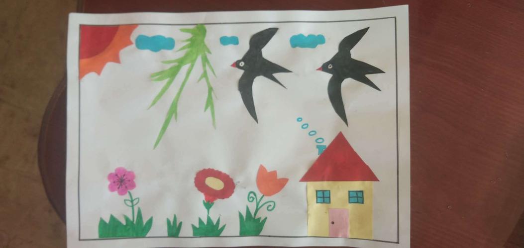 这里的春天最美丽--苏希小三年级4班剪贴画展示活动