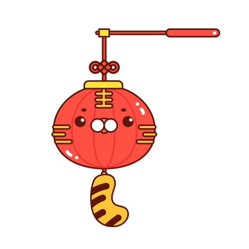 会员免费描述:春节老虎灯笼装饰,灯笼,春节,虎年,老虎,绘艺素材