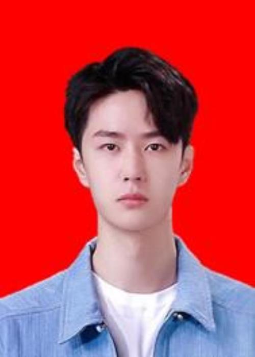 王一博证件照高清图片我用ppt给王一博做了3张证件照