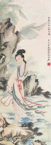 大师刘凌沧工笔重彩人物画欣赏