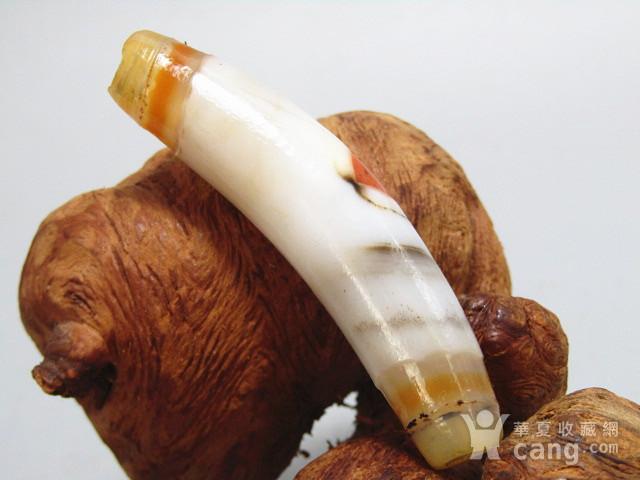 罕见藏传玛瑙佛眼 象雄羊角天珠 脱手欲出 包浆熟润