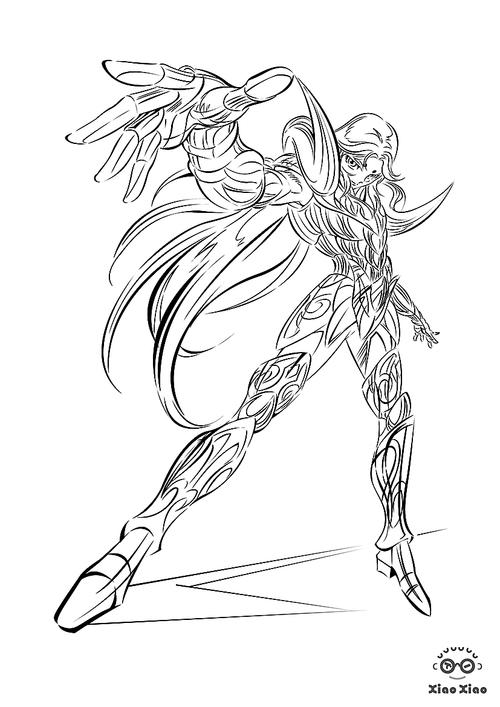 圣斗士星矢-艺术线稿