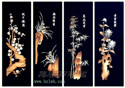 关于梅兰竹菊的手抄报