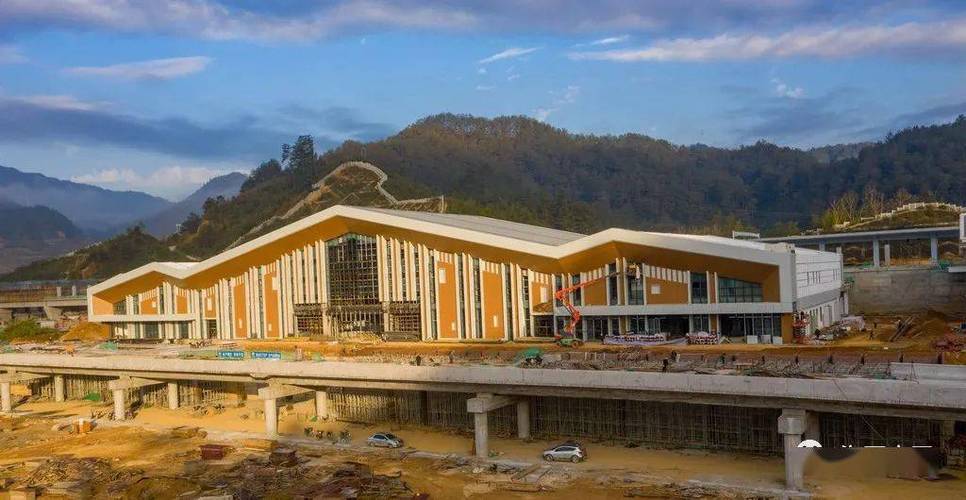 视频航拍兴泉铁路大田北站2035年从大田座动车能到台湾吗