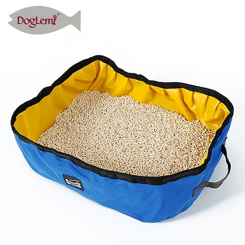 foldable cat litter box portable waterproof oxford cloth pvc