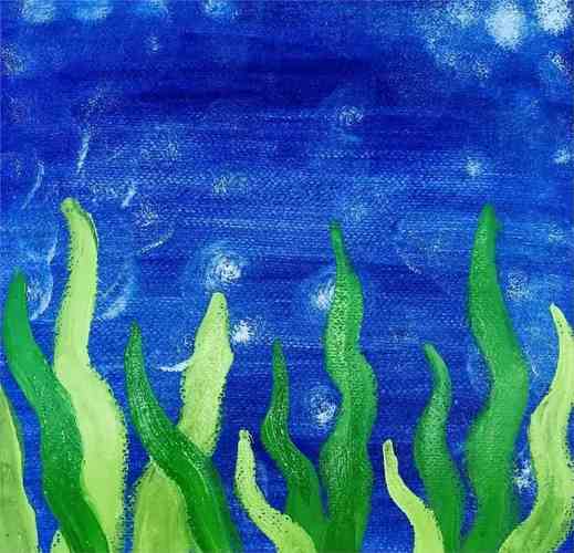 小鲸鱼儿童画