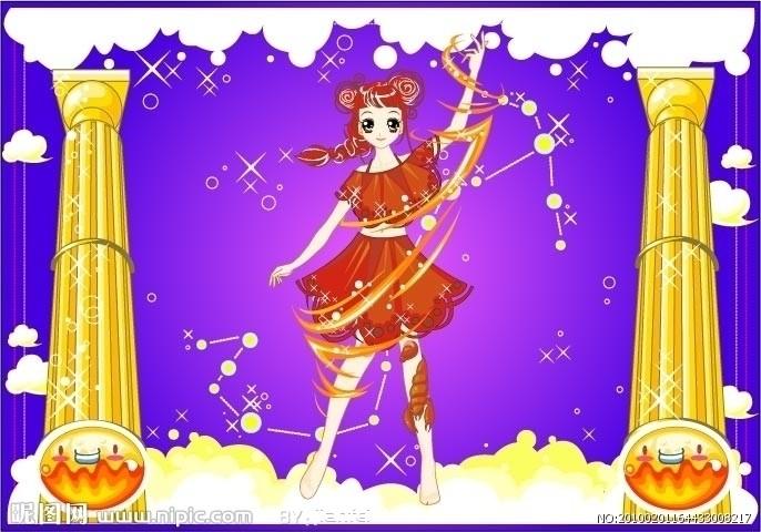 梦幻公主卡通十二生肖 魔蝎图片