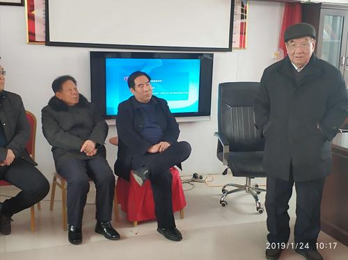 24           2019年1月24日,运城市老促会会长张道中带领名誉会长阎