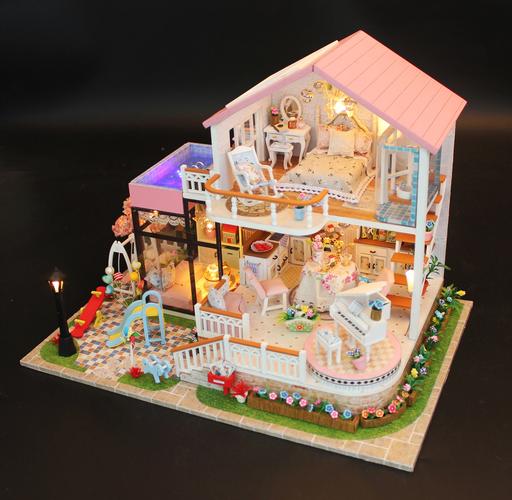 手工艺术房拼装模型玩具创意亲子 - 新华小屋手工屋模型(十年老店)