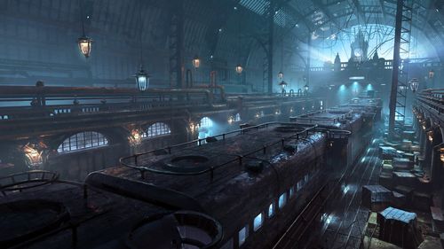 《最终幻想7:重制版》新概念设计图 游戏场景美轮美奂