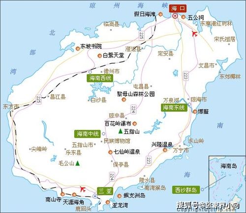 从大概的地图我们可以看出三亚所在位置.