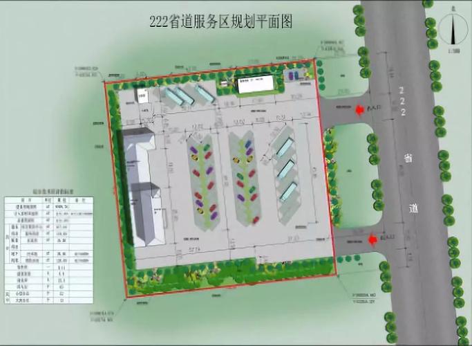 s222省道岚山服务区规划图曝光!